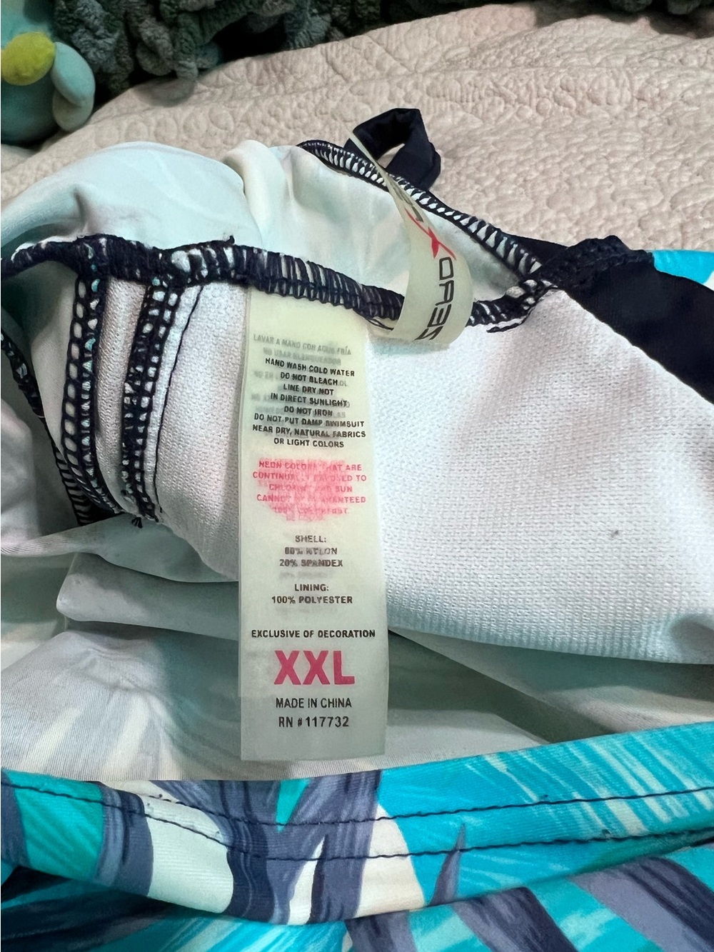 XXL ZeroXposure tankini top - Picture 7 of 7